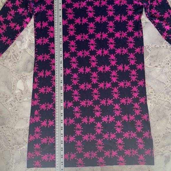 lilly pulitzer get happy frog theme dress Pima cotton pink and purple XS - Picture 7 of 9